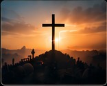 Cross at sunset